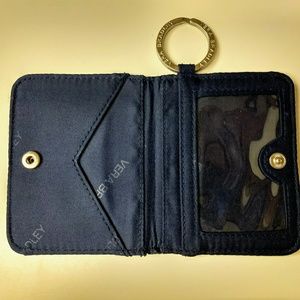 Vera Bradley Double ID Card Case Keychain